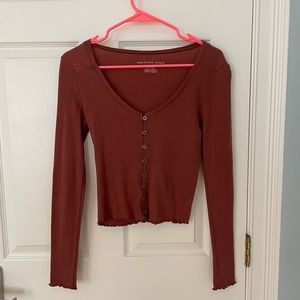 American Eagle Button Up Top